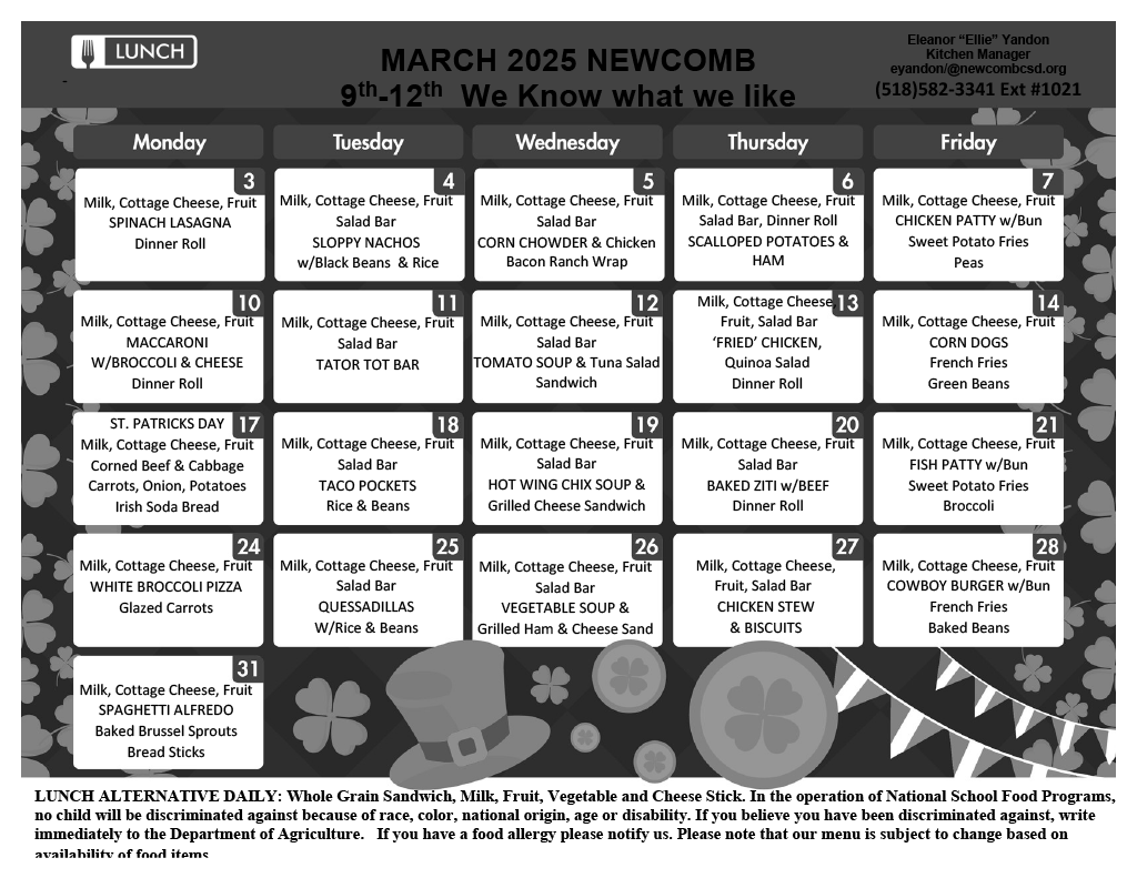 March Lunch