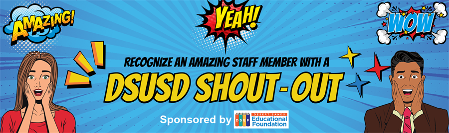 DSUSD Shout-Out DSUSD Shout-Out