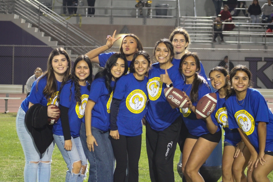 Group of high school girls