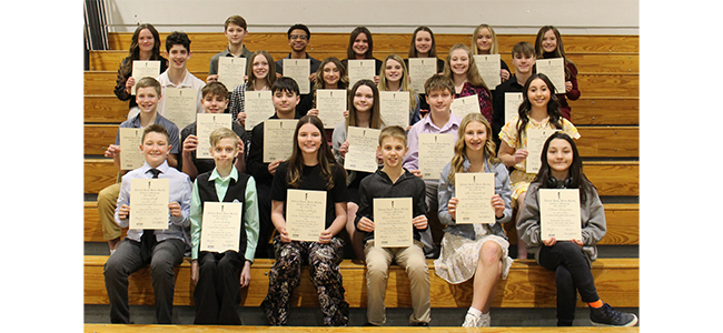 National Jr. Honor Society induction