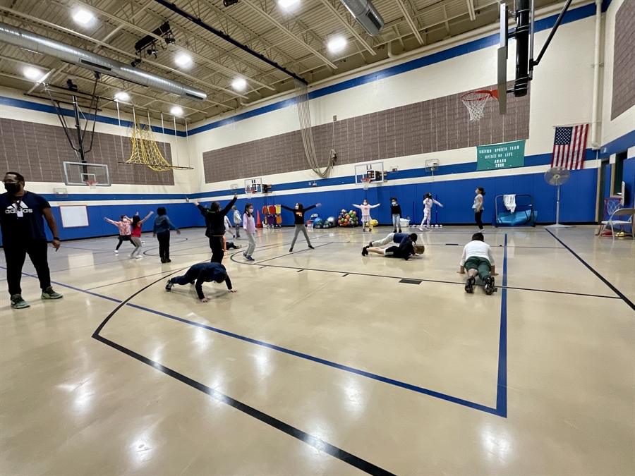 Students in Wellness Class